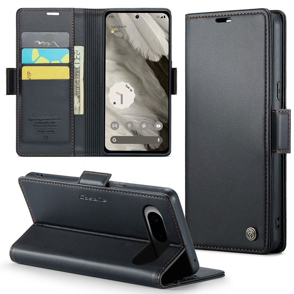 CaseMe Google Pixel 8 Etui 023 Series Svart