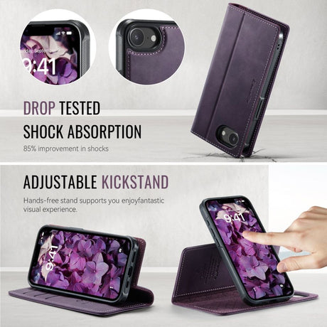 CaseMe iPhone 16e/iPhone 17e Etui C49 Series Lilla