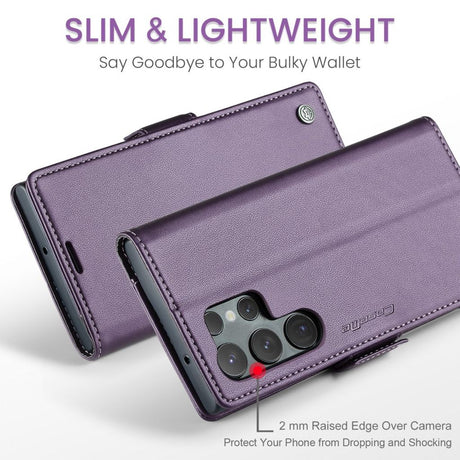 CaseMe Samsung Galaxy S24 Ultra Etui 023 Series Lilla