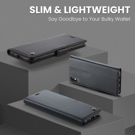 CaseMe iPhone Xs Max Etui 023 Series Svart