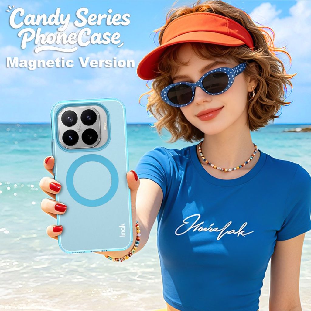 Imak Xiaomi 17T Deksel Candy Color MagSafe Blå