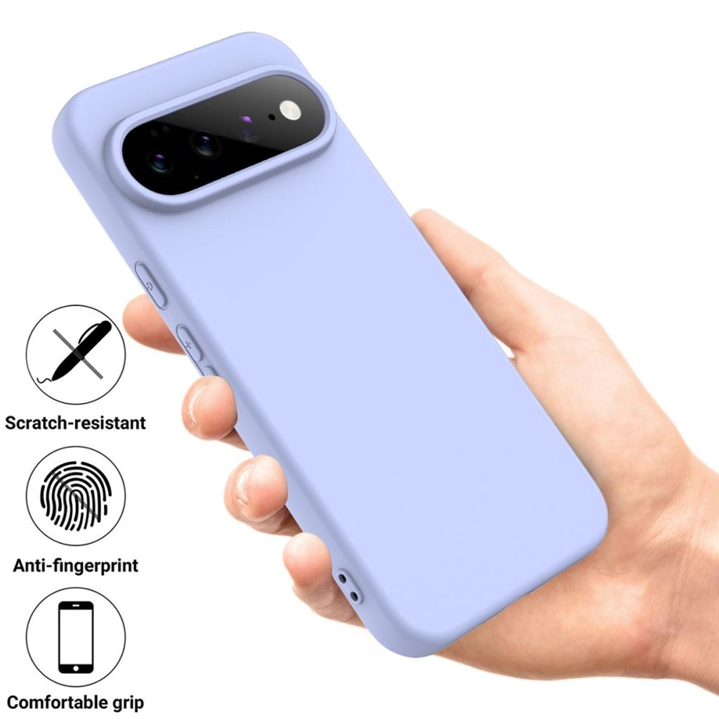 Google Pixel 11 Pro XL Deksel med Strap Silikon Lilla
