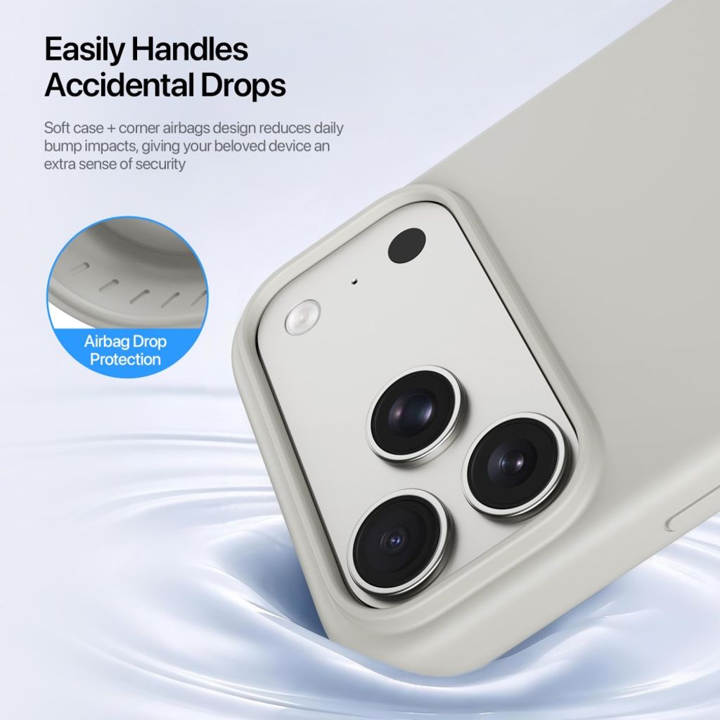 Dux Ducis iPhone 17 Pro/iPhone 18 Pro Deksel Piel Series MagSafe Beige