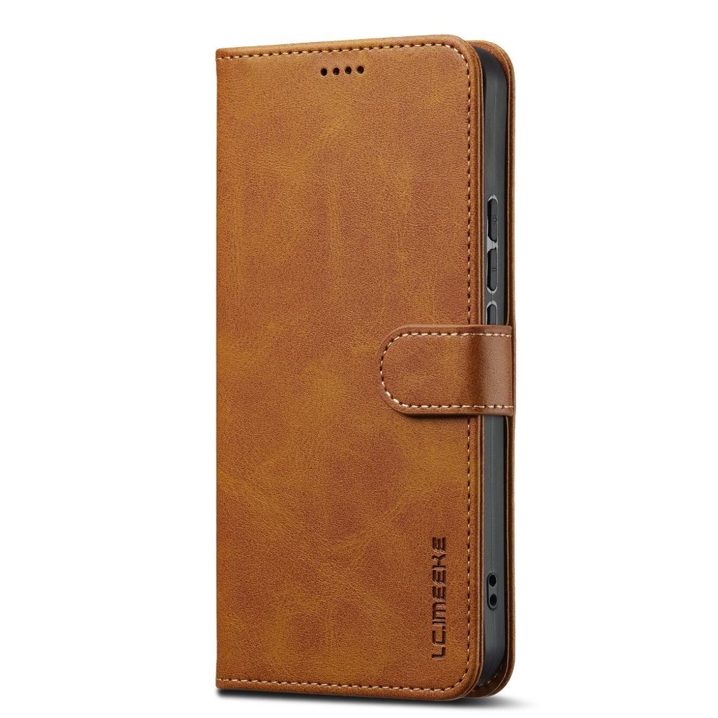 Lc.Imeeke Xiaomi 17T Pro Etui med Kortlomme Stativfunksjon Lysebrun