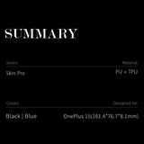 Dux Ducis OnePlus 15 Etui Skin Pro Series Svart
