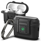 Spigen AirPods Pro 2 Deksel Lock Fit Matte Black