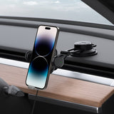 Spigen Mobilholder til bil OneTap Pro Dashboard Mount Charger 15W Svart