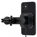 Spigen Mobilholder til bil OneTap Magnetic Car Mount Air Vent Wireless Charging Svart