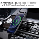 Spigen Mobilholder til bil OneTap Magnetic Car Mount Air Vent Wireless Charging Svart