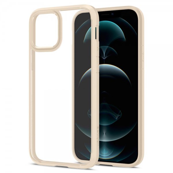 Spigen iPhone 12/iPhone 12 Pro Deksel Ultra Hybrid Sand Beige