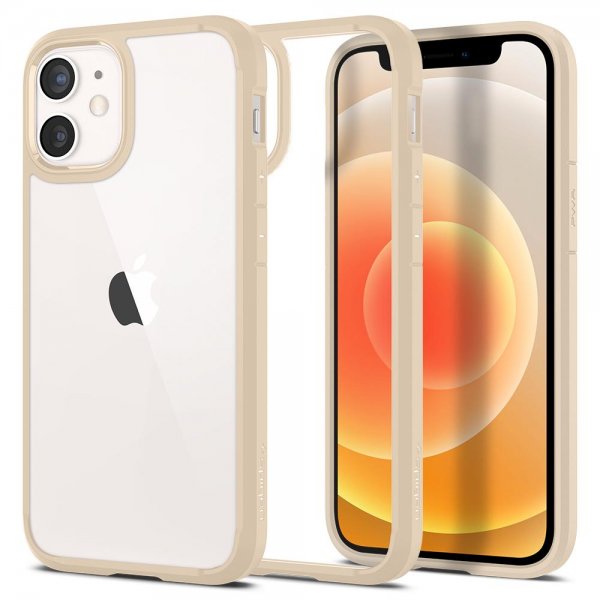 Spigen iPhone 12 Mini Deksel Ultra Hybrid Sand Beige