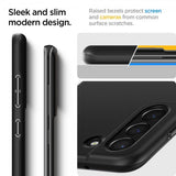 Spigen Samsung Galaxy S21 FE Deksel Thin Fit Svart