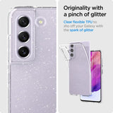 Spigen Samsung Galaxy S21 FE Deksel Liquid Crystal Glitter Crystal Quartz