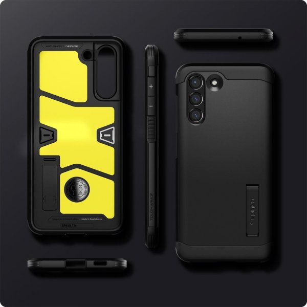 Spigen Samsung Galaxy S21 FE Deksel Tough Armor Svart