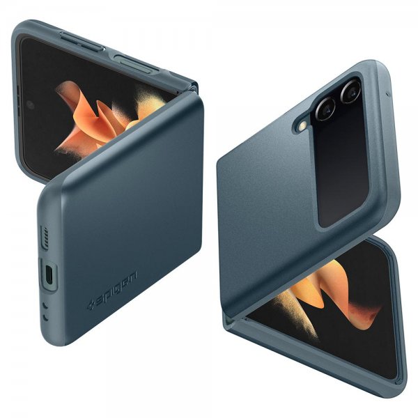Spigen Samsung Galaxy Z Flip 3 Deksel Thin Fit Shiny Green