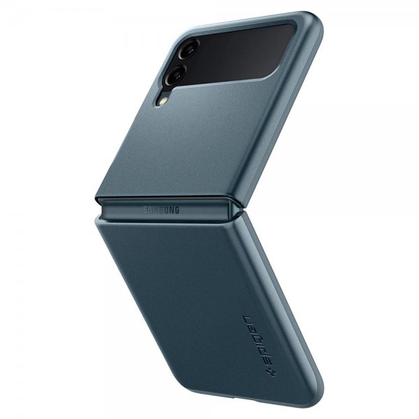 Spigen Samsung Galaxy Z Flip 3 Deksel Thin Fit Shiny Green