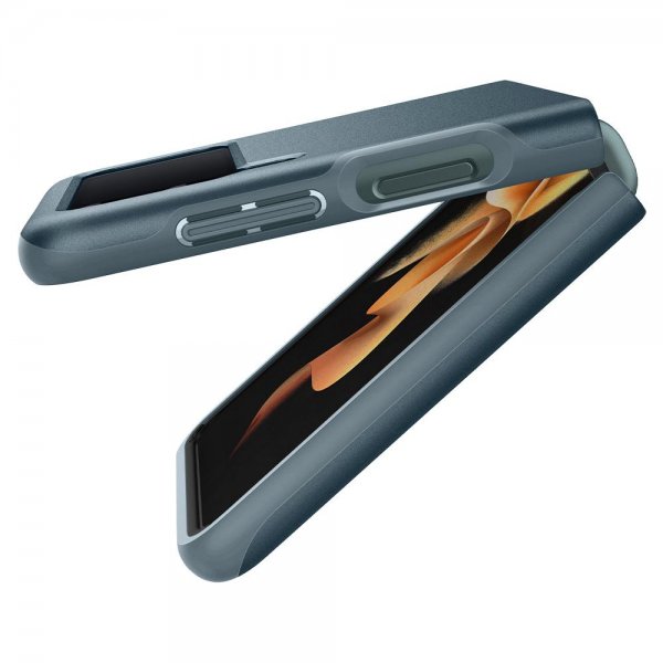Spigen Samsung Galaxy Z Flip 3 Deksel Thin Fit Shiny Green