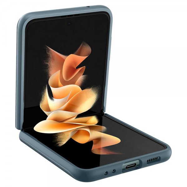 Spigen Samsung Galaxy Z Flip 3 Deksel Thin Fit Shiny Green