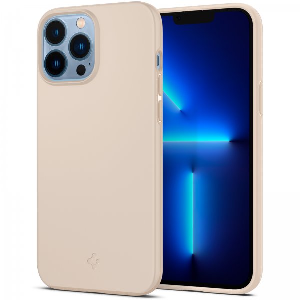 Spigen iPhone 13 Pro Max Deksel Thin Fit Sand Beige