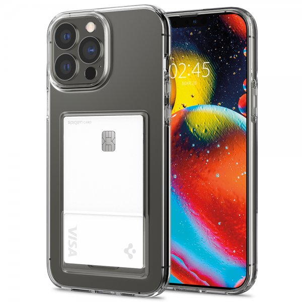 Spigen iPhone 13 Pro Max Deksel Crystal Slot Crystal Clear