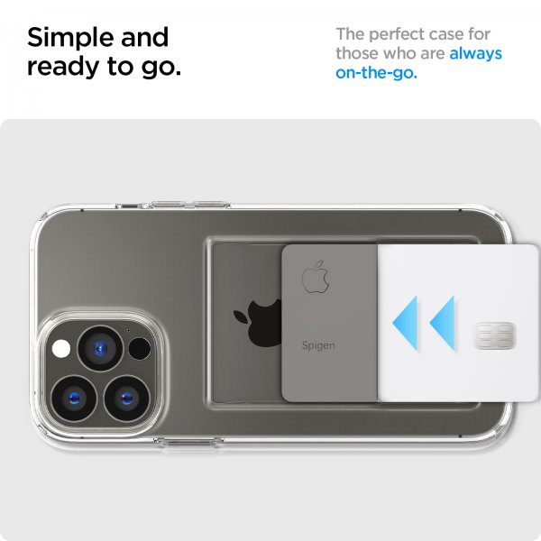Spigen iPhone 13 Pro Deksel Crystal Slot Crystal Clear