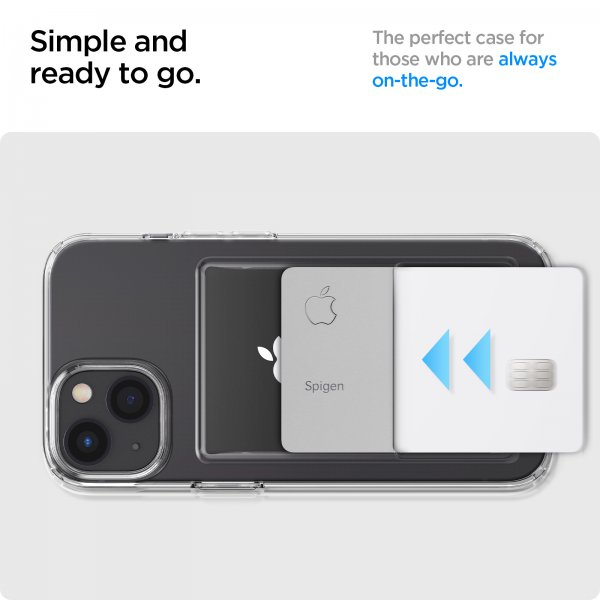 Spigen iPhone 13 Deksel Crystal Slot Crystal Clear