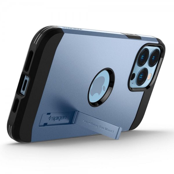 Spigen iPhone 13 Pro Deksel Tough Armor Sierra Blue