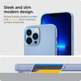 Spigen iPhone 13 Pro Max Deksel Silicone Fit Sierra Blue