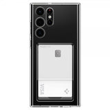Spigen Samsung Galaxy S22 Ultra Deksel Crystal Slot Crystal Clear