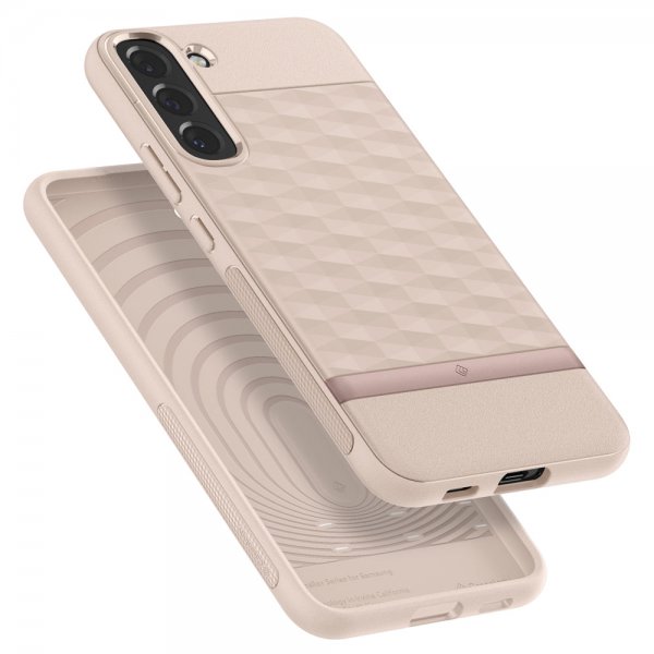 Caseology Samsung Galaxy S22 Plus Deksel Parallax Indi Pink