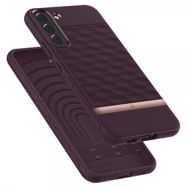 Caseology Samsung Galaxy S22 Plus Deksel Parallax Burgundy