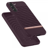 Caseology Samsung Galaxy S22 Plus Deksel Parallax Burgundy