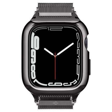 Spigen Apple Watch 45mm Armbånd Metal Fit Pro Graphite