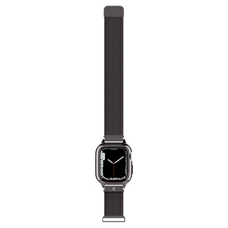 Spigen Apple Watch 45mm Armbånd Metal Fit Pro Graphite