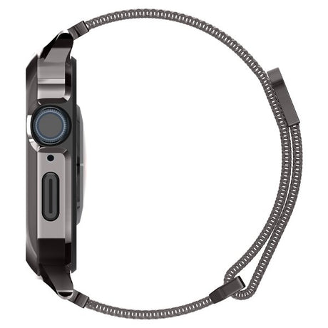 Spigen Apple Watch 45mm Armbånd Metal Fit Pro Graphite