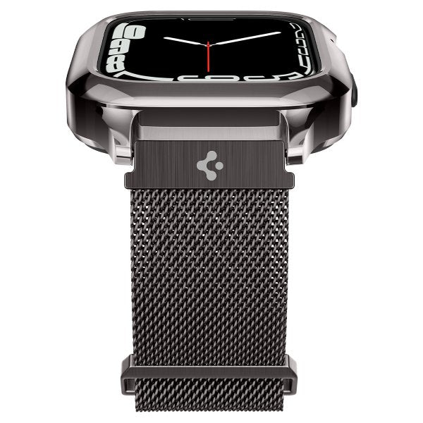 Spigen Apple Watch 45mm Armbånd Metal Fit Pro Graphite