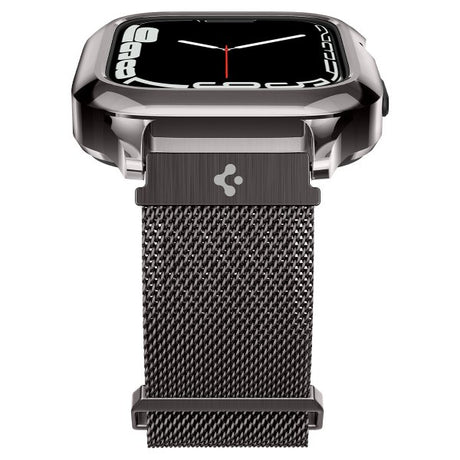 Spigen Apple Watch 45mm Armbånd Metal Fit Pro Graphite
