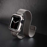 Spigen Apple Watch 45mm Armbånd Metal Fit Pro Graphite