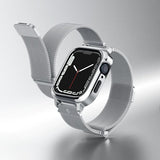 Spigen Apple Watch 40mm Armbånd Metal Fit Pro Sølv