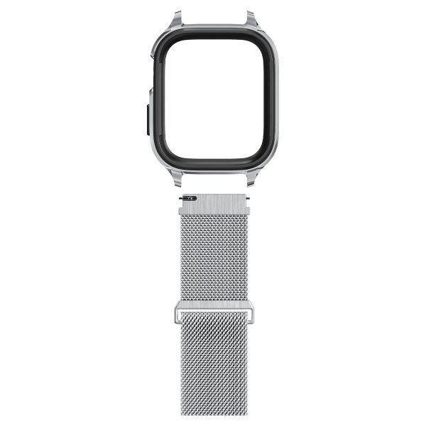 Spigen Apple Watch 40mm Armbånd Metal Fit Pro Sølv