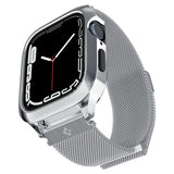 Spigen Apple Watch 40mm Armbånd Metal Fit Pro Sølv