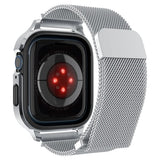 Spigen Apple Watch 40mm Armbånd Metal Fit Pro Sølv