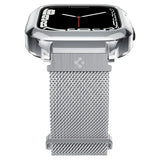 Spigen Apple Watch 40mm Armbånd Metal Fit Pro Sølv