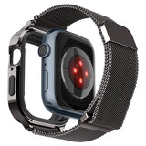 Spigen Apple Watch 40mm Armbånd Metal Fit Pro Graphite