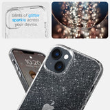 Spigen iPhone 14 Plus Deksel Liquid Crystal Glitter Crystal Quartz