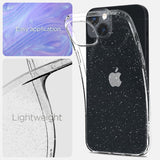 Spigen iPhone 14 Plus Deksel Liquid Crystal Glitter Crystal Quartz