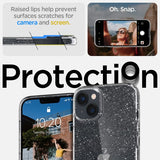 Spigen iPhone 14 Plus Deksel Liquid Crystal Glitter Crystal Quartz