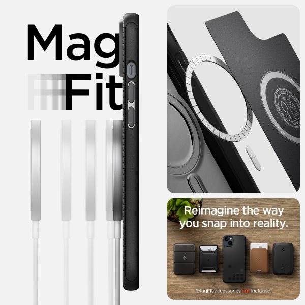 Spigen iPhone 14 Plus Deksel Mag Armor MagFit Matte Black