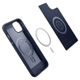 Spigen iPhone 14 Plus Deksel Mag Armor MagFit Navy Blue