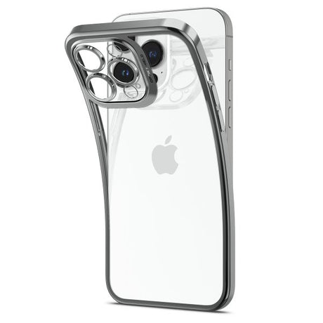 Spigen iPhone 14 Pro Deksel Optik Crystal Chrome Gray